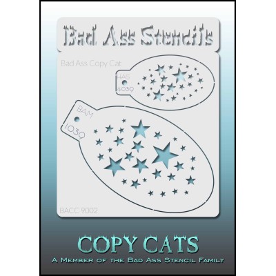 Bad Ass Copy Cat Stencil 9002 Bad Ass Copy Cat Stencil 9002